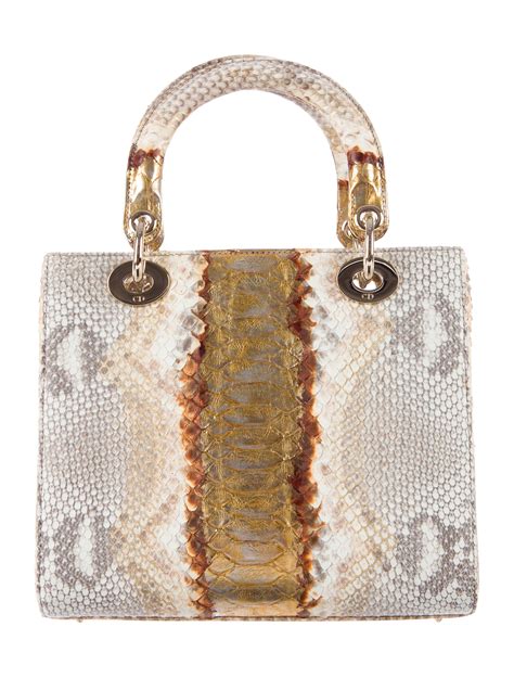 python bag dior